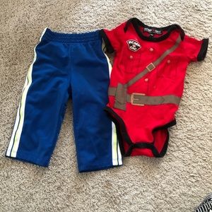 🌿5/$25 12M Bundle RCMP Bodysuit, Converse Pants